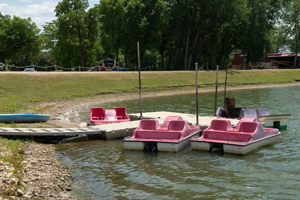 pedal boats, attractions